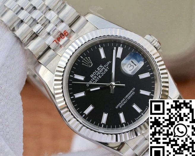 689 Datejust M126234-0015 Factory Rolex Sophisticated Dial GM Black 0704